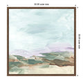 Pastel Flatlands Ii By June Erica Vess Framed Canvas Wall Art Print