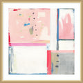 Pastel Whispers In Abstract Form By Hannah Dawson Wood Framed Wall Art Print