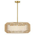 Pastis 4 Light Pendant In Warm Brass