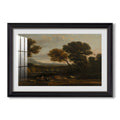 Pastoral Landscape With A Bridge C 17Th Century Claude Lorrain Custom Frame