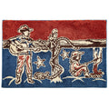 Tasha Polizzi For Paseo Road Patchwork Bandana Strumming Cowboy Jacquard Bath Kitchen Rug 24 X 36
