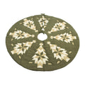 Patchwork Tree Star Christmas Tree Skirt 48 D