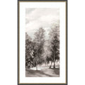 Pathway Through Tranquil Trees Ii By Pi Studio Wood Framed Wall Art Print