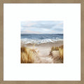 Pathway To The Oceans Edge By Pi Studio Wood Framed Wall Art Print