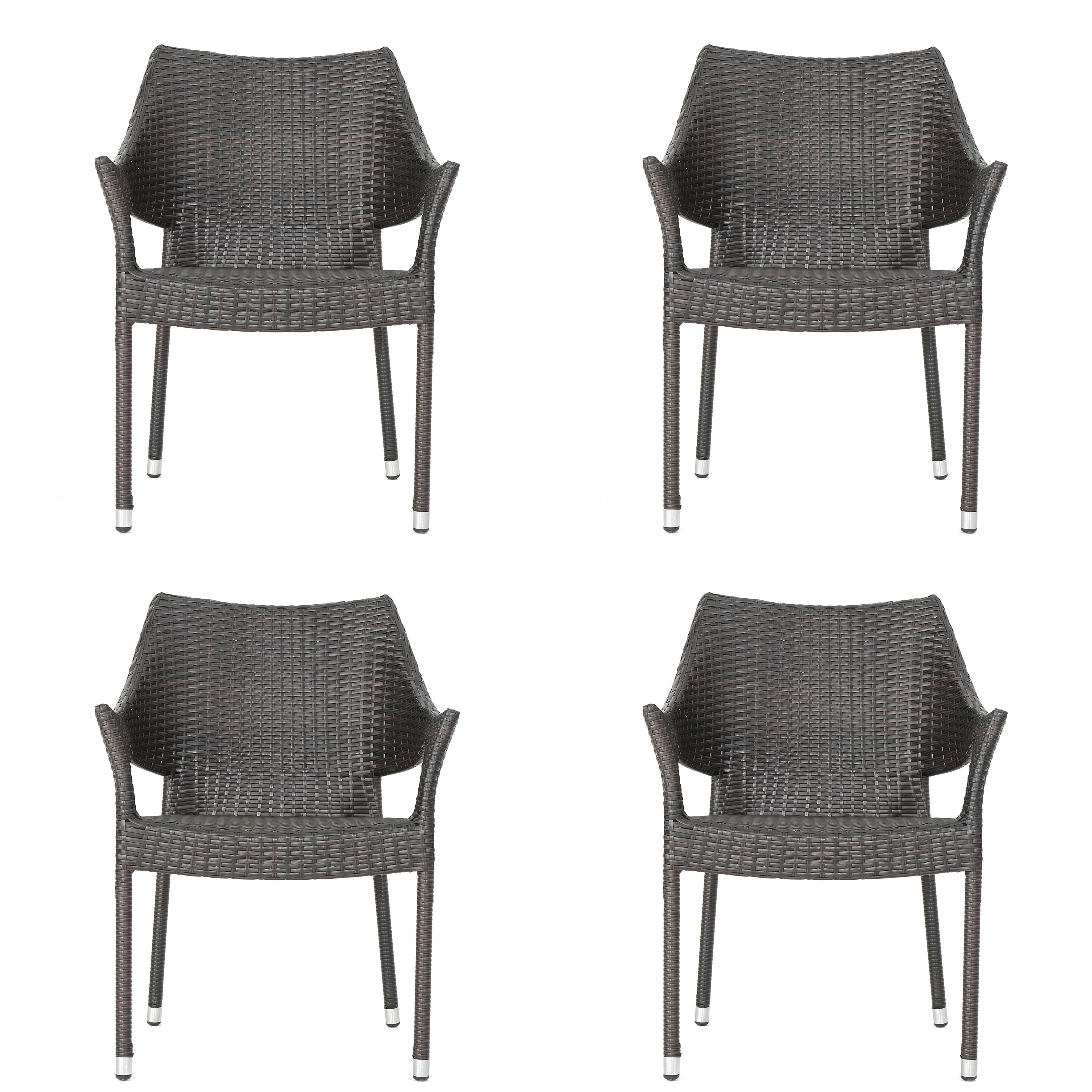 Patio Chair Dining Chair Set Of 4 Outdoor Wicker Chair Leisure Chair Club Chair Arm Chair Reading Chair