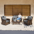 Patio Conversation Sets With Cushions