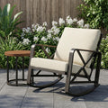 Patio Rocker With Cushions