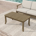 Patio Teak Wood Outdoor Rectangle Coffee Table