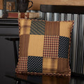 Patriotic Patch Quilted Filledthrow Pillow 16X16
