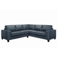 Paulina Top Grain Italian Leather Sectional Sofa