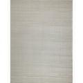 Pavia Modern Handloomed Silky Nylon Light Silver Area Rug