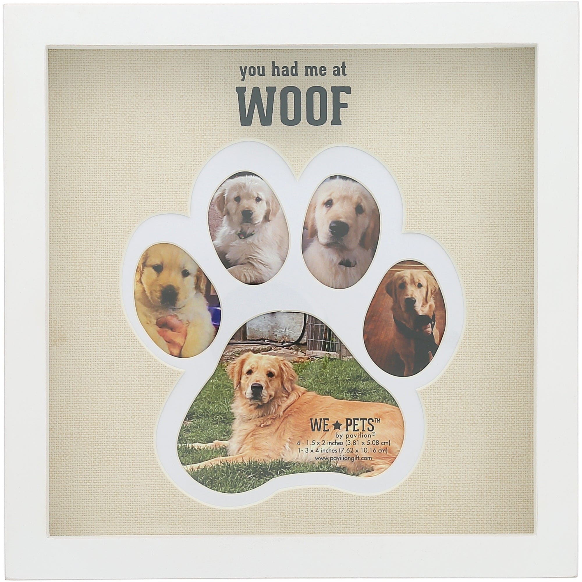 Pavilion Dog Pawprint Shadowbox Frame