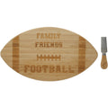 Pavilion Family Friends Football Bamboo Serving Board 15