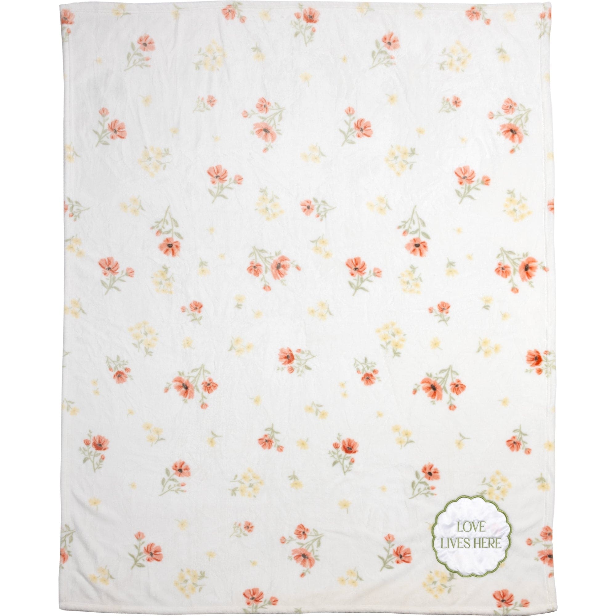 Pavilion Love Lives Here Royal Plush Blanket