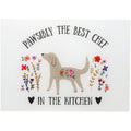 Pavilion Pawsibly The Best Chef Glass Cutting Board 13.75 X 9.75