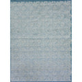 Pavilion Flatweave Wool Polyester Blue Silver Area Rug