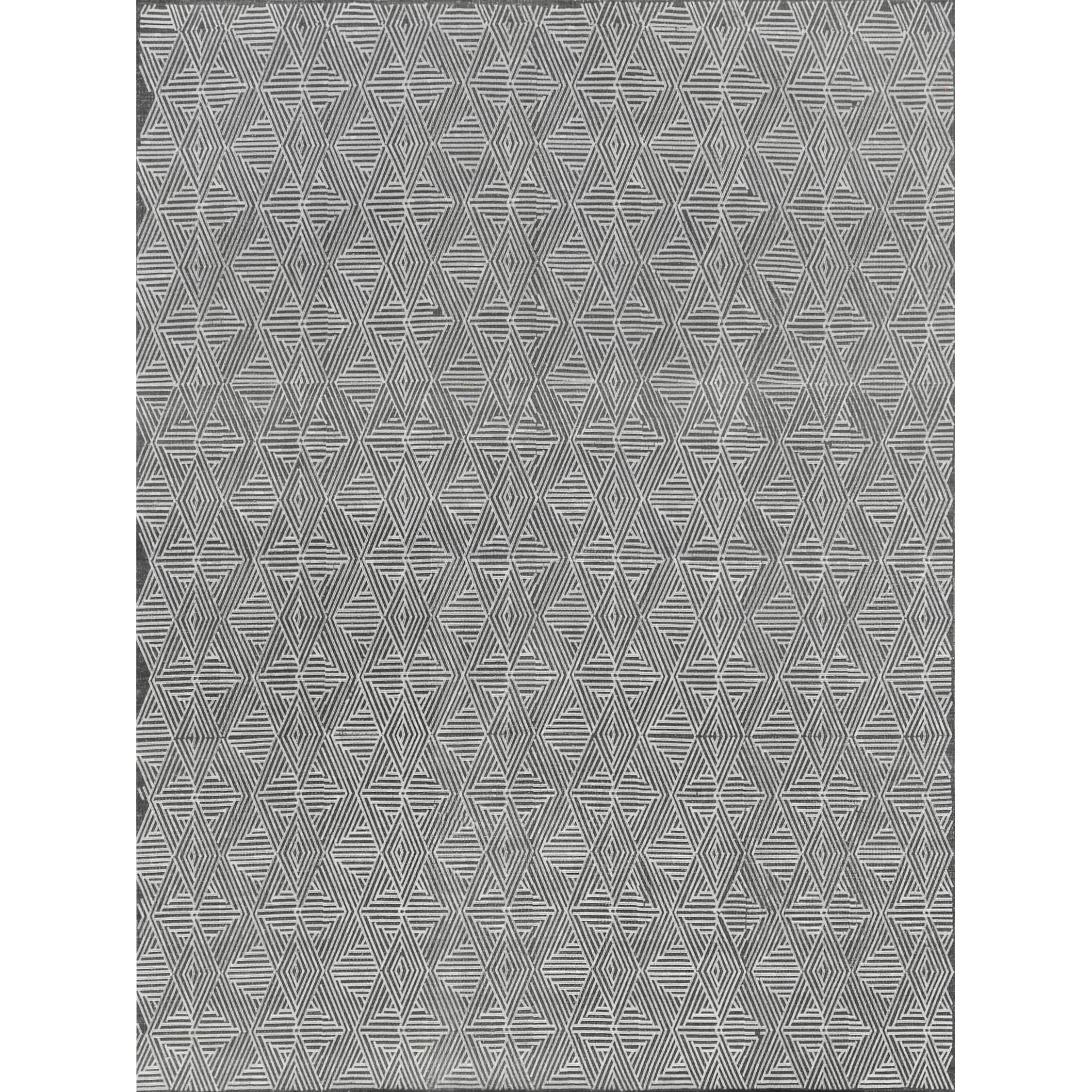 Pavilion Flatweave Wool Polyester Charcoal Area Rug 8 X 10
