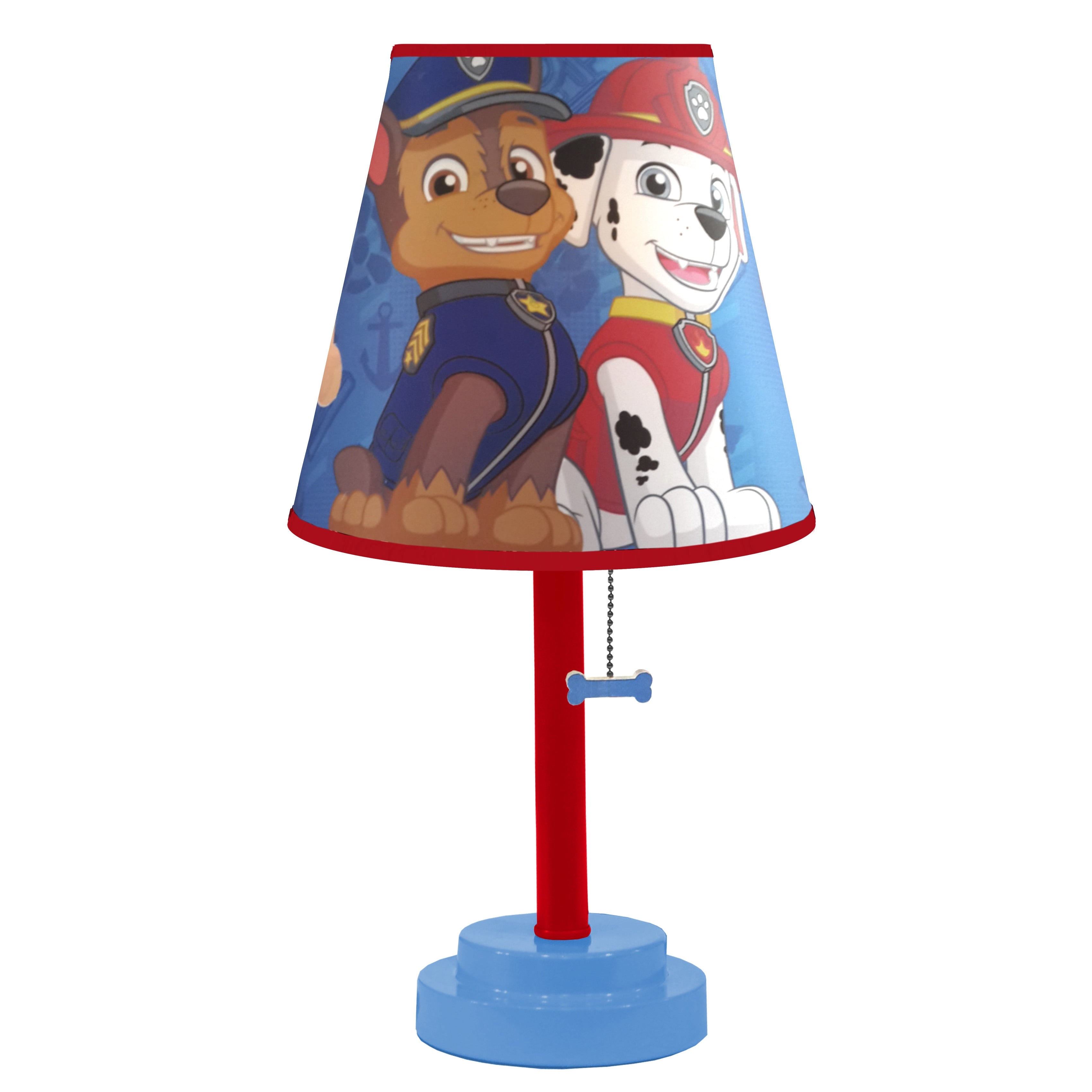 Paw Patrol Table Lamp With Empire Shade