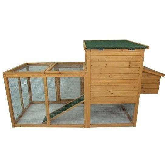 Pawhut Outdoor Wooden Chicken Coop Hen House