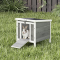 Raised Wooden Pet House For Small Animals