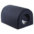 Pawhut Heated Outdoor Cat House Black