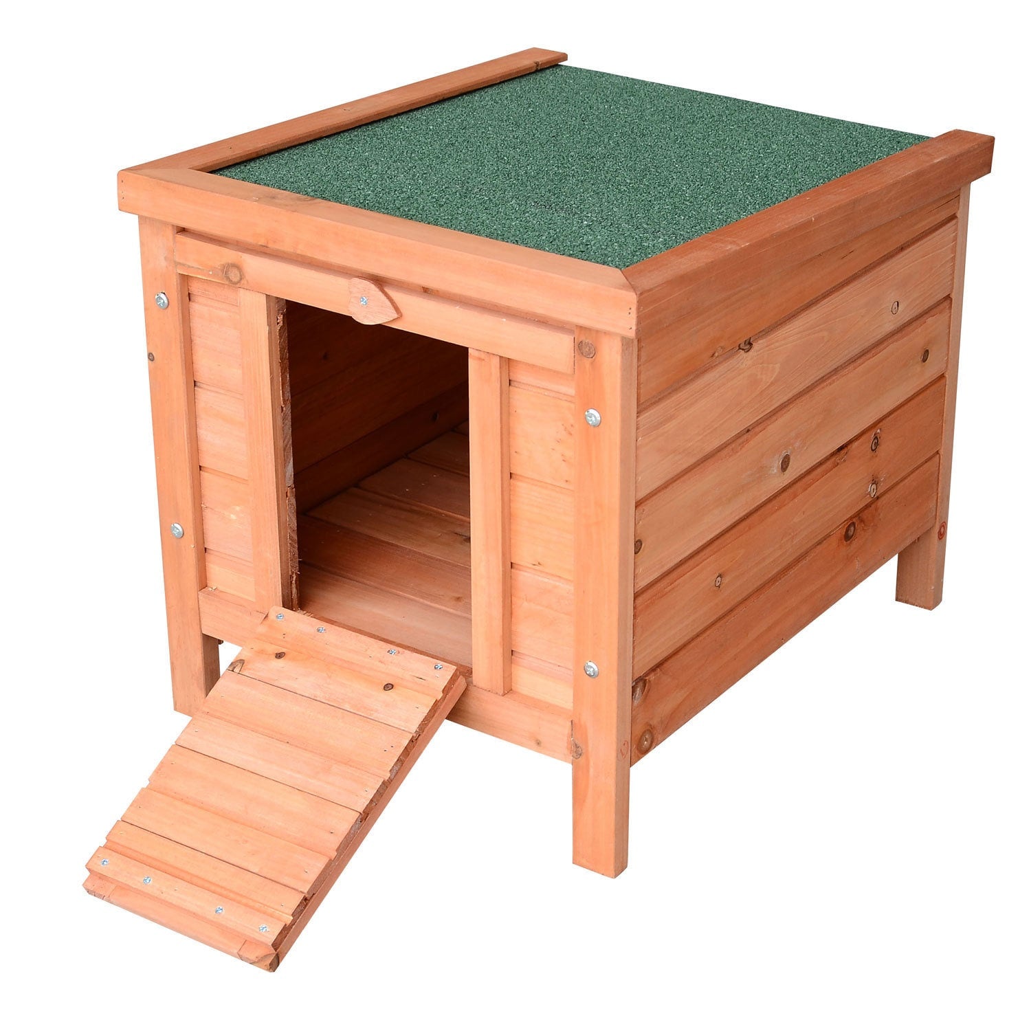 Pawhut Small Wooden Bunny Rabbit Guinea Pig House