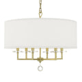 Paxton 6 Light Antique Gold Chandelier