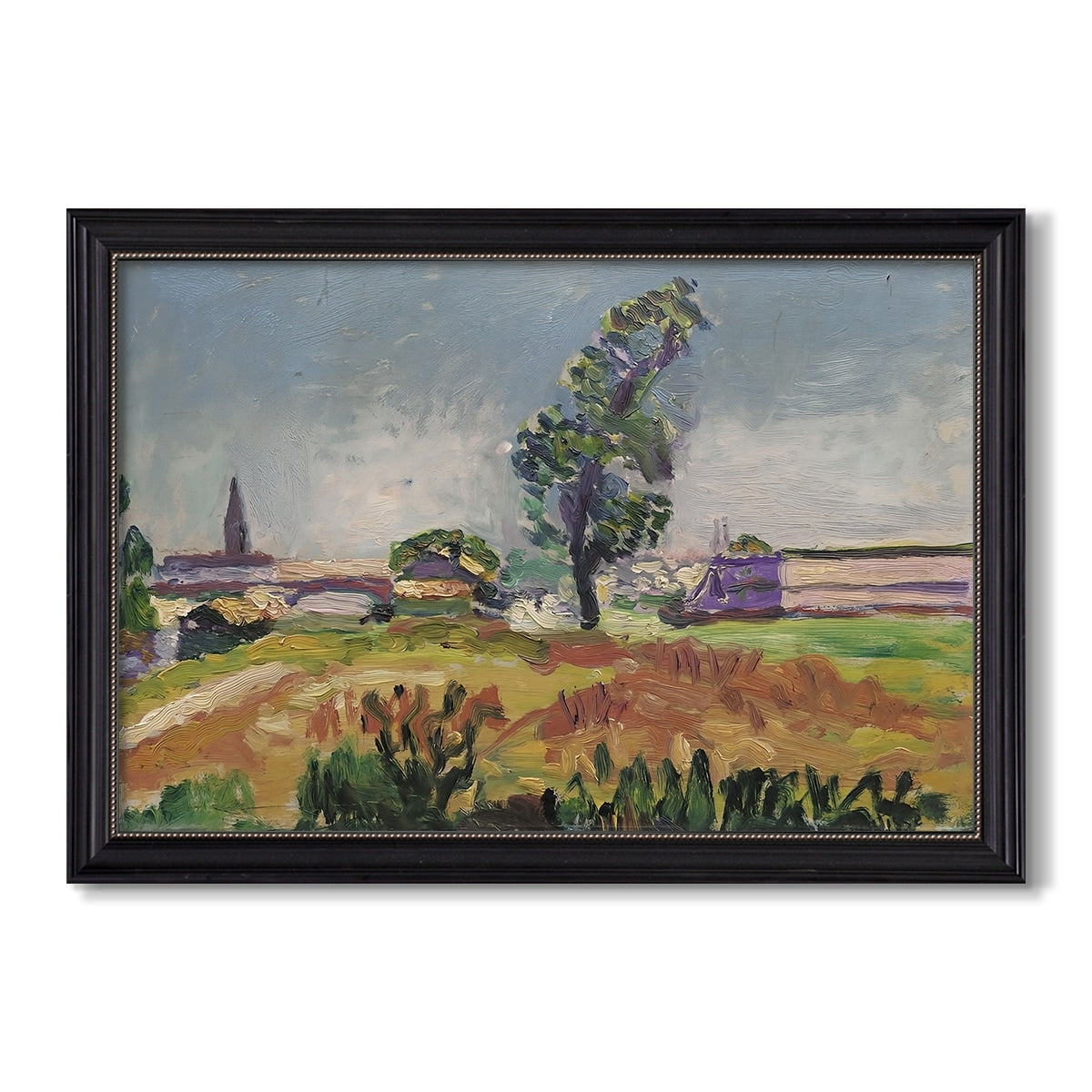 Paysage Des Environs De Toulouse Le Pont Des Demoiselles C 1898 Henri Matisse Custom Framed Canvas