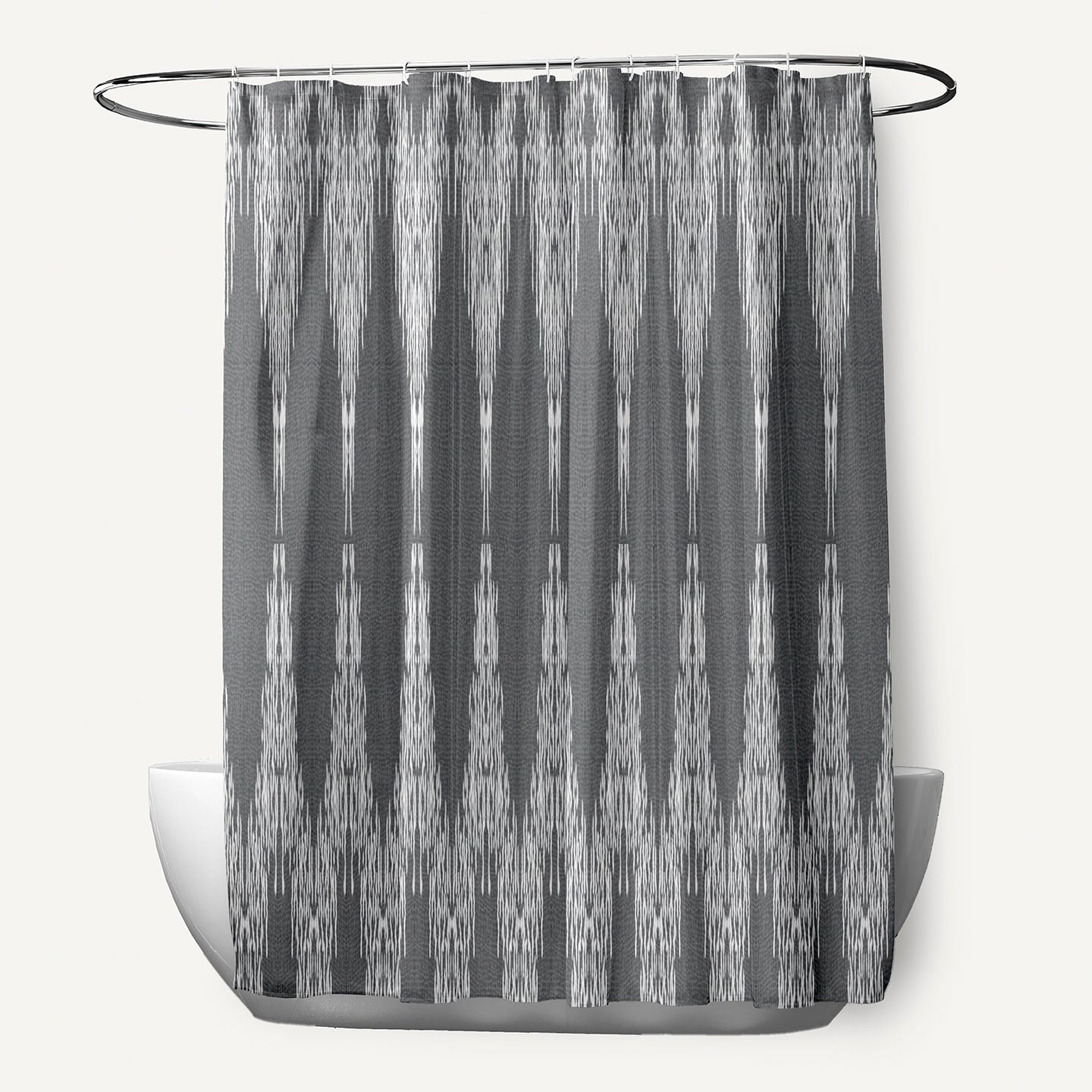 Peace 1 Geometric Print Shower Curtain