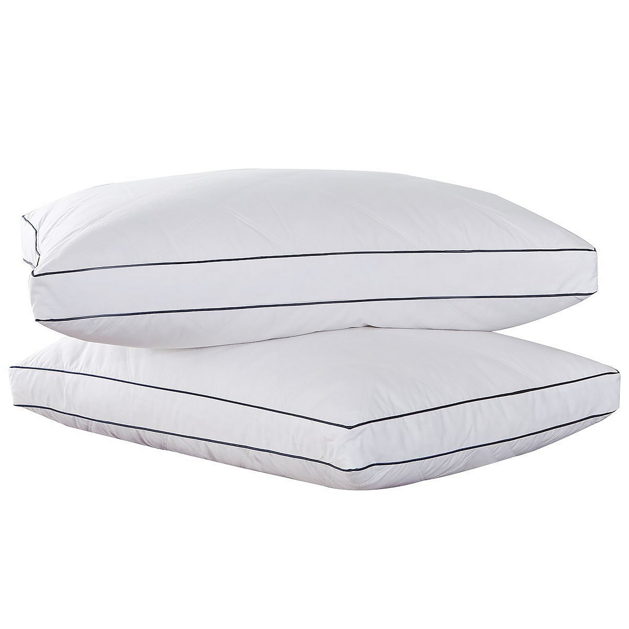 Peace Nest Feather Down Blend Gusset Pillow Set Of 2