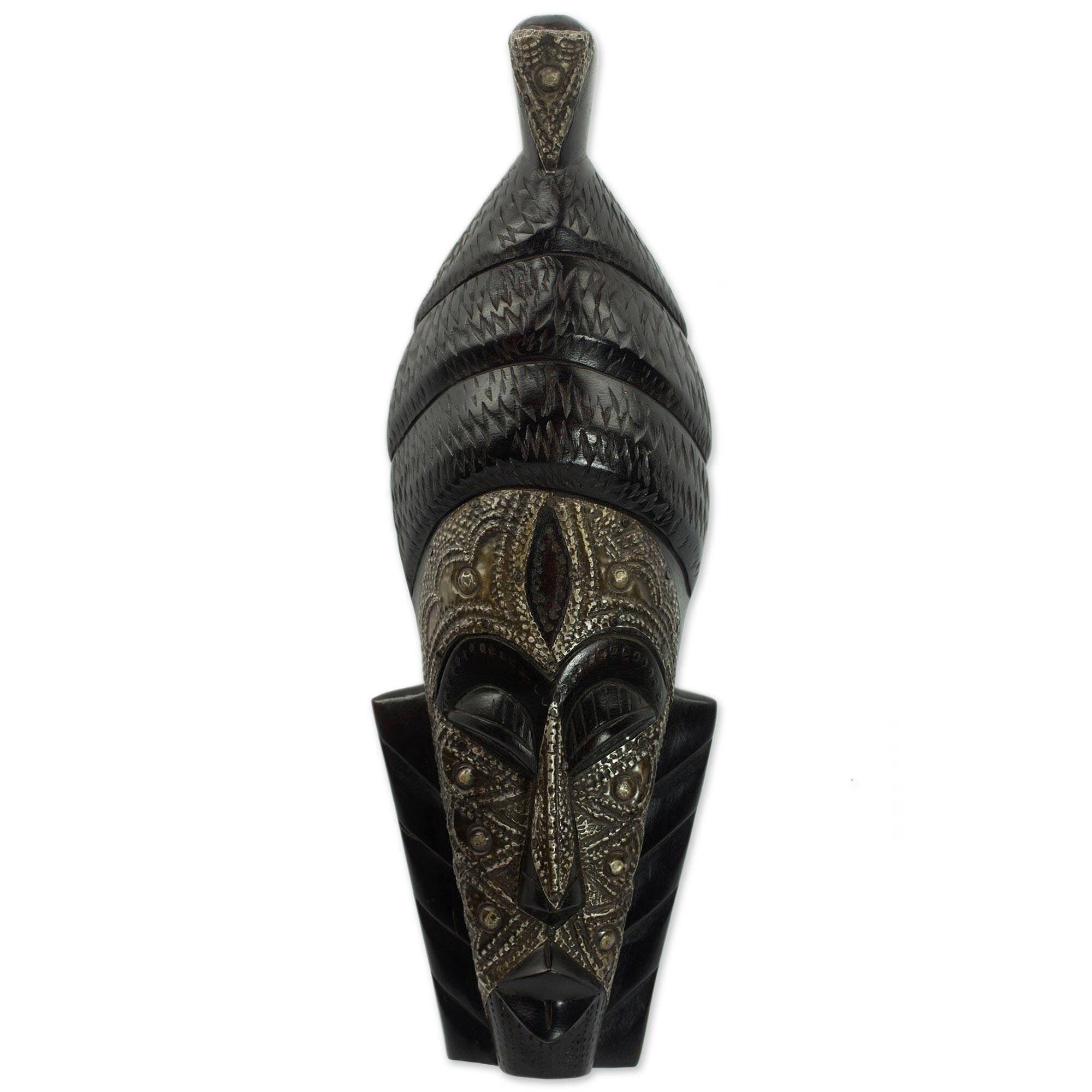 Peace Of Mind African Wood Mask