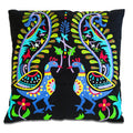 Peacock 18 Inch Throw Pillow