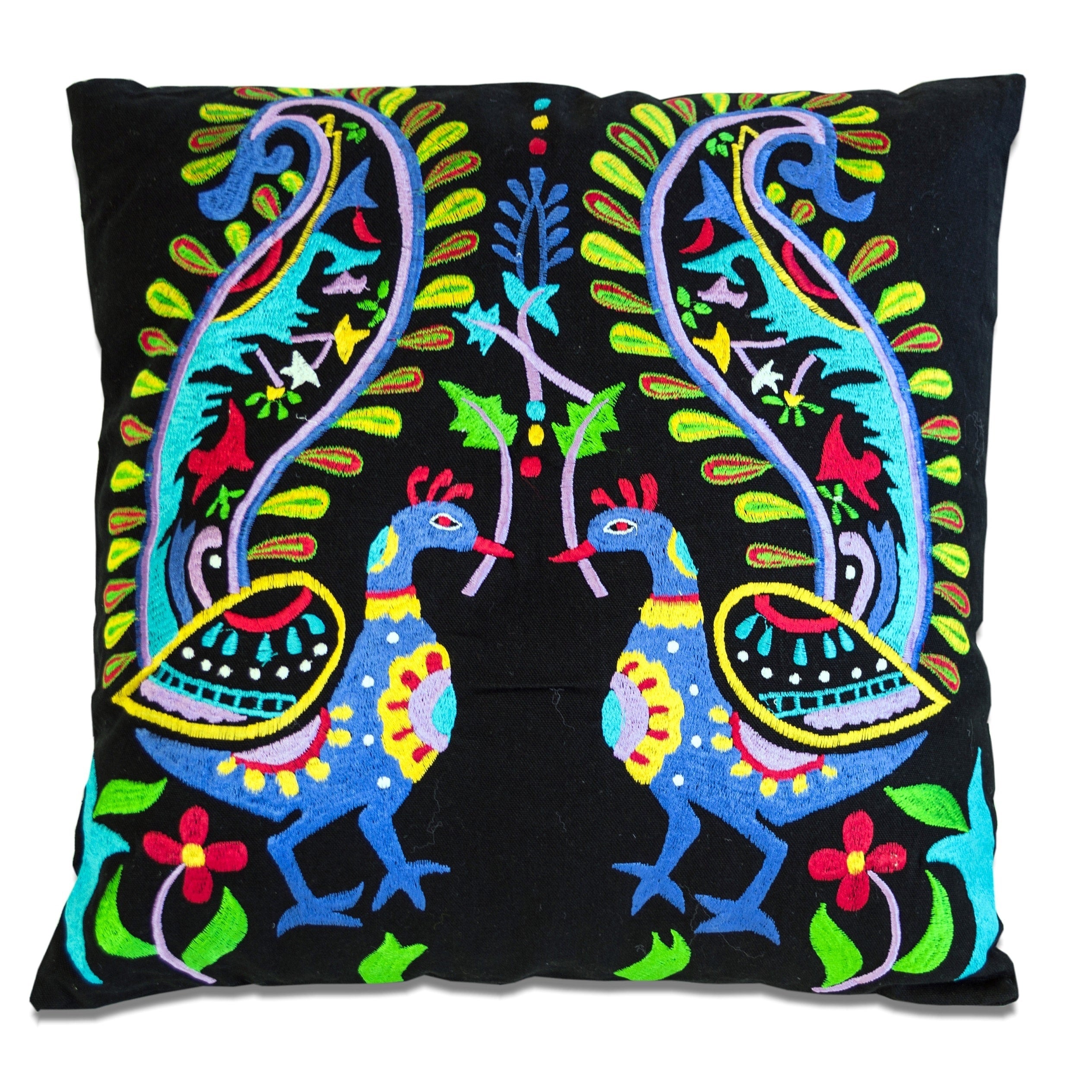 Peacock 18 Inch Throw Pillow