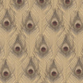 Peacock Wallpaper Peacock Feathers In Red Gold Metallic Gold Lavish Gold