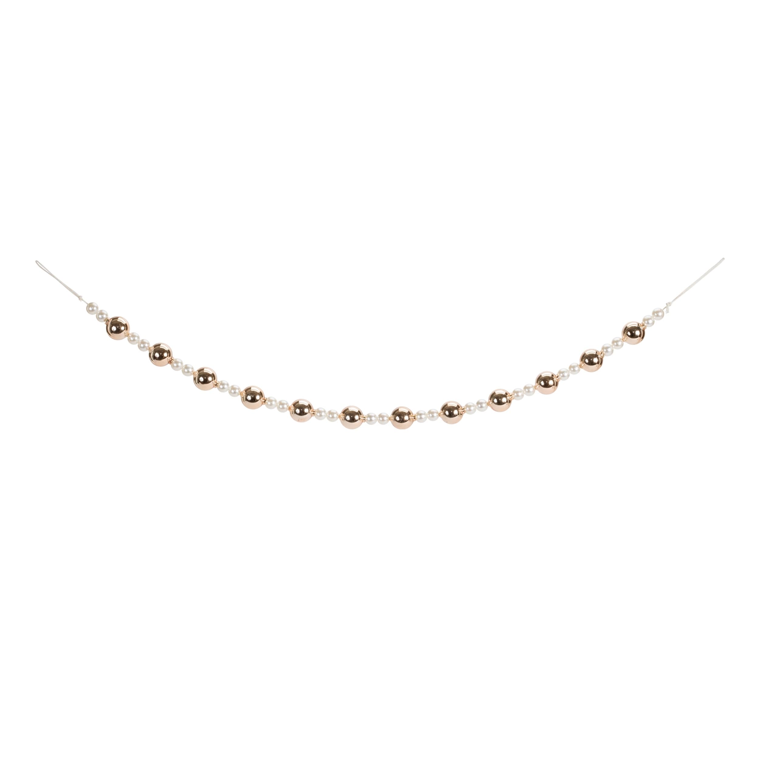 Pearl And Glass Ball Garland 32