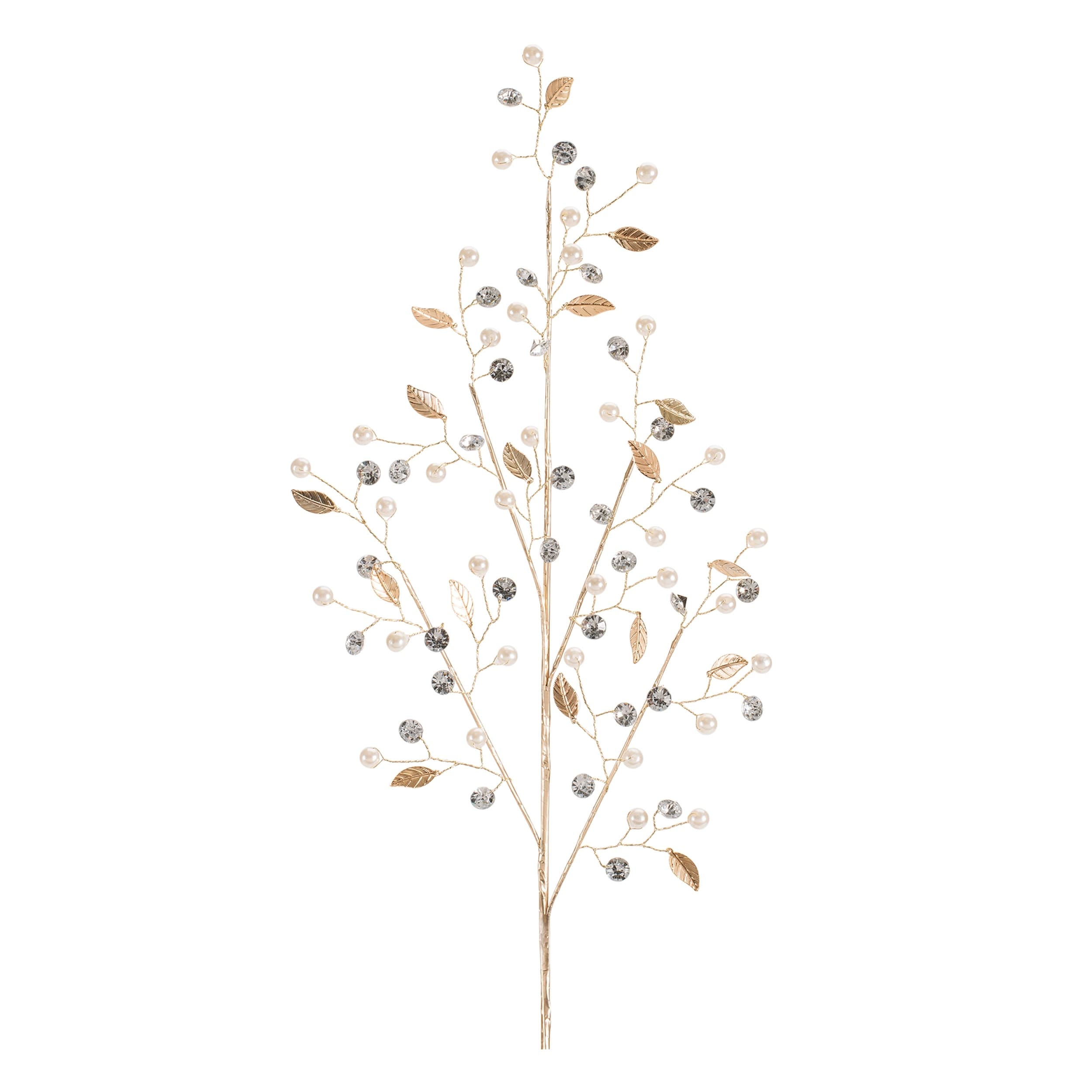 Pearl And Jewel Bead Spray Set Of 2