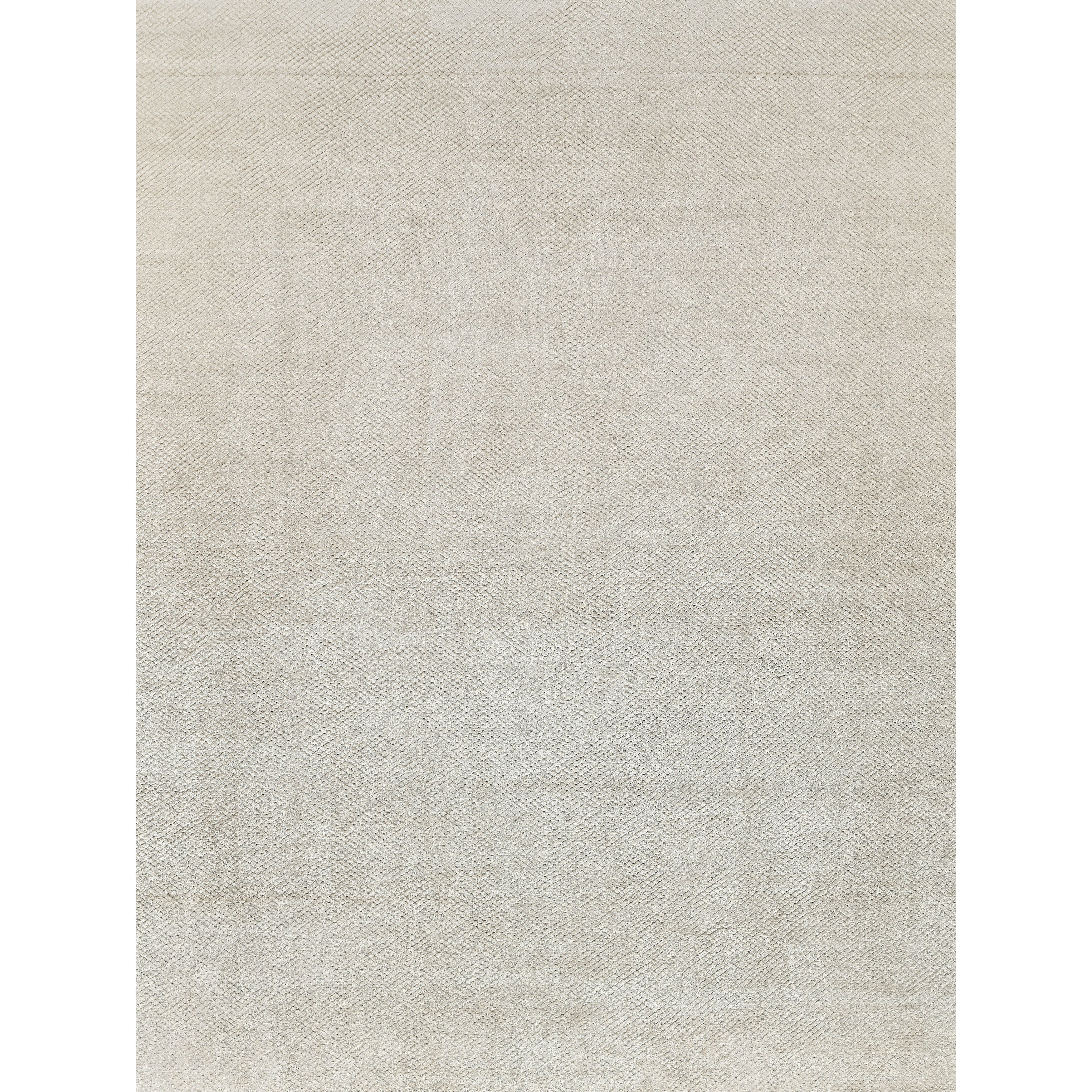 Pearl Handloomed Bamboo Silk Beige Area Rug