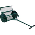Peat Moss Spreader 24 Inch T Shaped Handle For Planting Seeding Lawn And Garden Care Manure Spreaders Roller