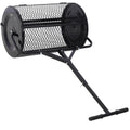 Peat Moss Spreader 24 Inch T Shaped Handle For Planting Seeding Lawn And Garden Care Manure Spreaders Roller