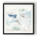 Pebble Coast I Black Framed Print