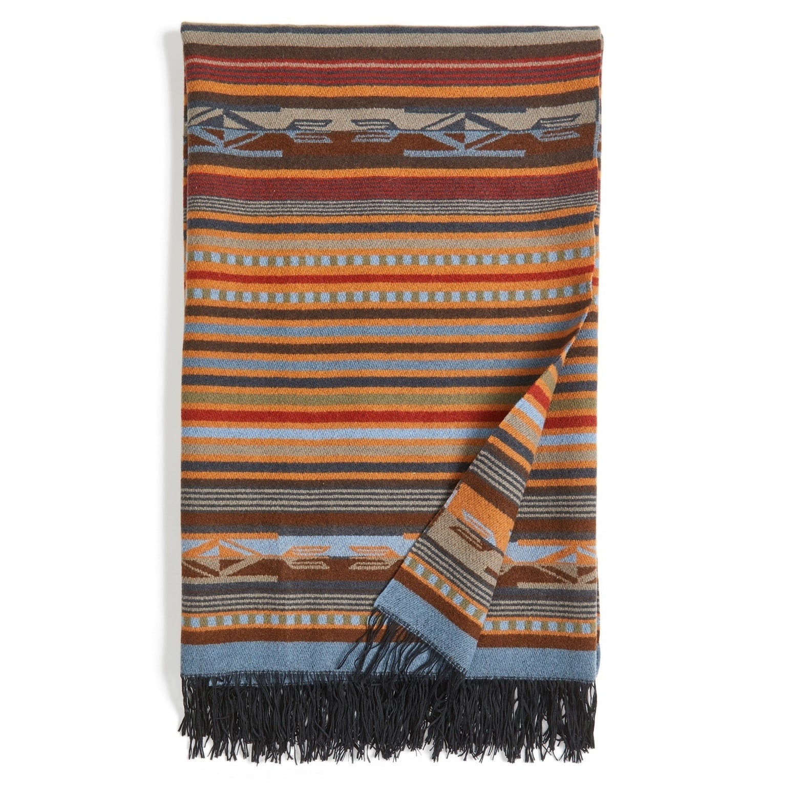 Pendleton Chimayo Fringed Throw Garnet
