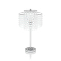 Silver Orchid Nissen Glam Chrome Table Lamp