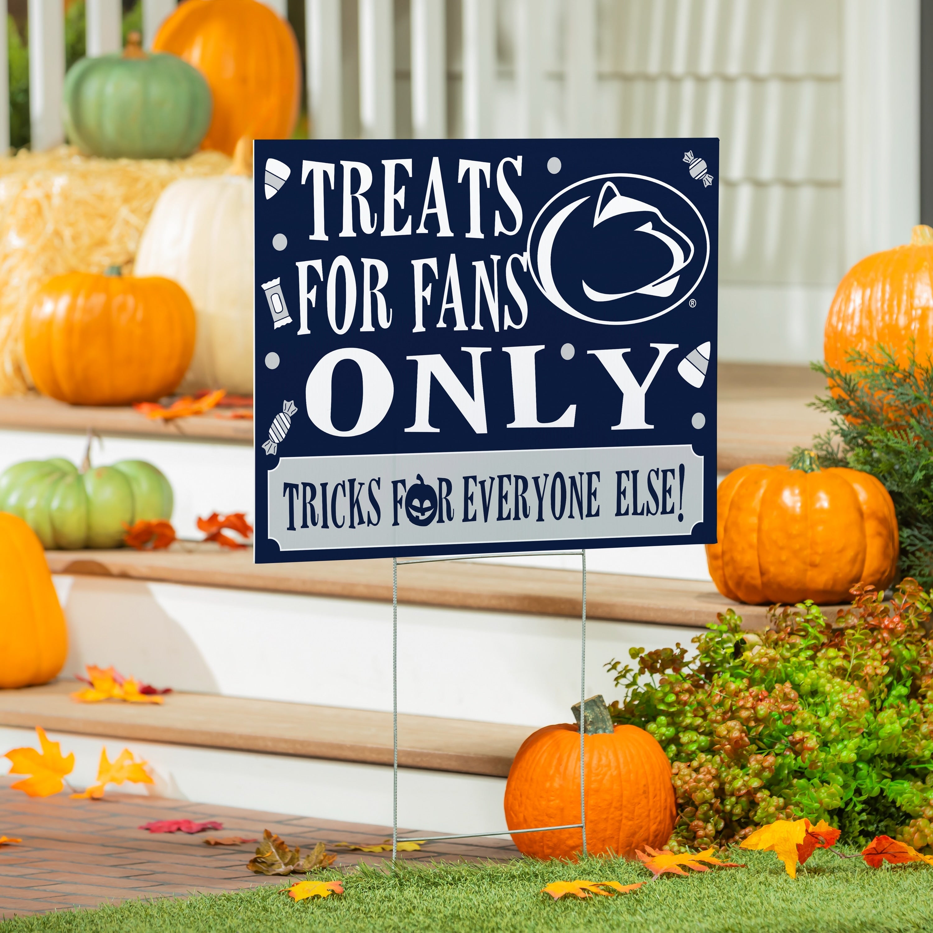 Penn State Yard Sign Halloween Treats For Fans