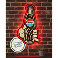 Pepsi Bottle Vintage Bottle Led Plaque 20 Retro Soda Light Up Wall Decor For Man Cave Bar Garage Game Room