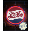 Pepsi Cola Vintage Bottle Cap Led Neon Sign 12 Round Light Up Retro Soda Wall Decor For Bar Garage Game Room Man Cave