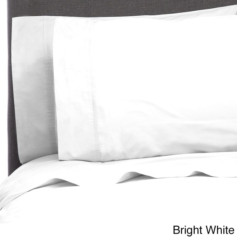 Percale Cotton 300 Thread Count Two Pleat Percale Sheet Sets