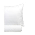 Percale Cotton Crisp Crochet Duvet Cover Set
