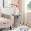 Percola Black Capiz Side Table