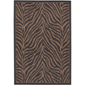 Pergola Cape Black Cocoa Indoor Outdoor Area Rug 76 X 109