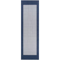 Pergola Quad Cocoa Black Square Outdoor Area Rug 76 Square